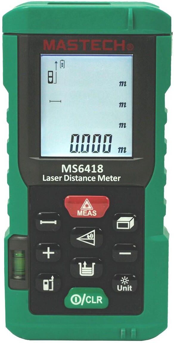 Mastech Telemetro Distanziometro Laser fino a 80m MS6418 Mastech Telemetro Distanziometro Laser fino a 80m MS6418