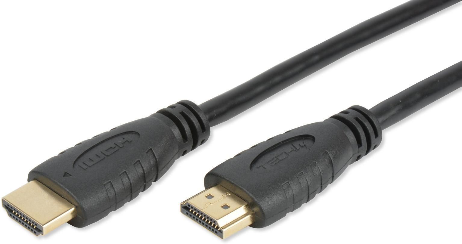 Techly Cavo HDMI™ 2.0 A/A M/M 0,5m Nero Techly Cavo HDMI™ 2.0 A/A M/M 0,5m Nero