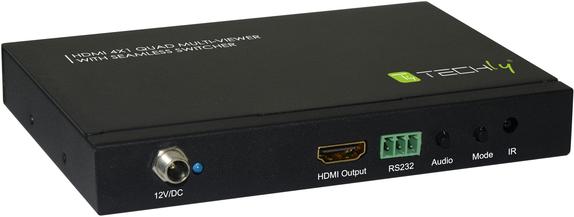 Techly Multiview HDMI 4x1 con switch seamless