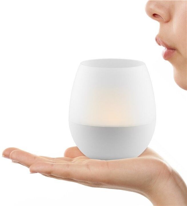 Goobay Luce LED Candela Decorativa Controllo con Soffio Classe B Goobay Luce LED Candela Decorativa Controllo con Soffio Classe B