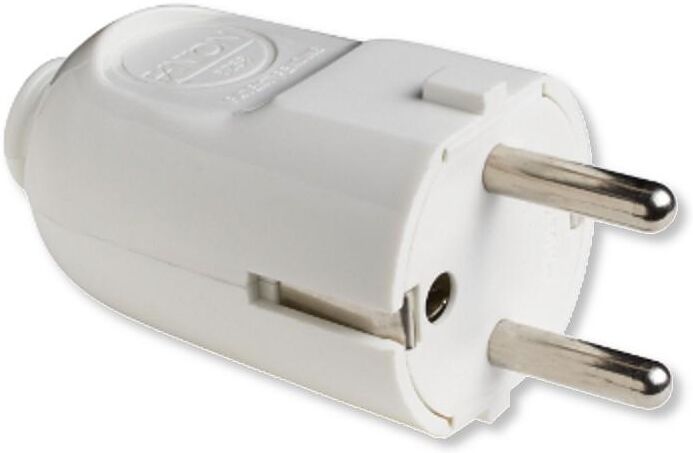 Fme Spina Diritta Schuko 2P+T 16A Smontabile Bianco Fme Spina Diritta Schuko 2P+T 16A Smontabile Bianco