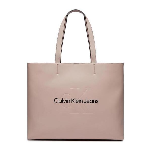 calvin klein ck jeans sculpted mono borsa tote a spalla