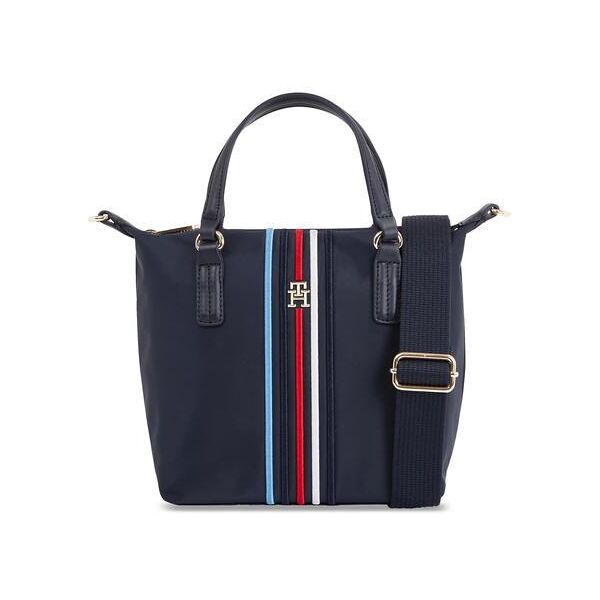 tommy hilfiger poppy corporate borsa tote a mano con tracolla