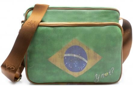 ynot flag vintage borsa a tracolla media con tasca