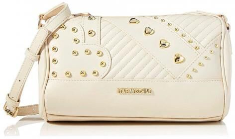 Moschino Borsa piccola a tracolla con borchiette