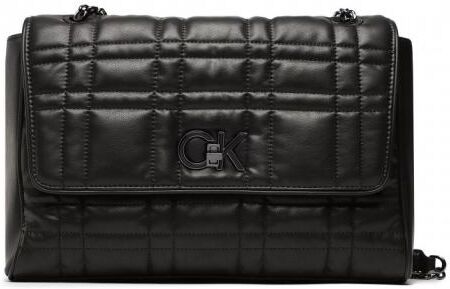 Calvin Klein RE-LOCK QUILT Borsa a spalla grande