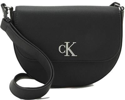 Calvin Klein MINIMAL MONOGRAM Saddle bag a tracolla