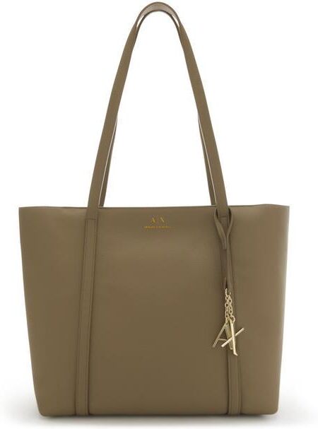 Armani CHARM LOGO Shopping bag con charm