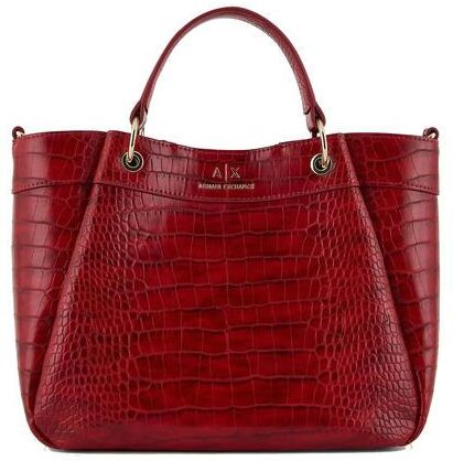 Armani CROCO PRINT Borsa a mano con tracolla