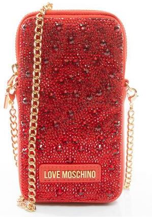 Moschino HOTFIX Pochette porta iPhone con tracolla