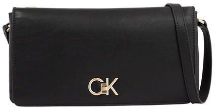 Calvin Klein RE-LOCK DOUBLE GUSETTE Pochette a tracolla