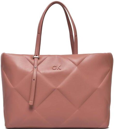 Calvin Klein RE-LOCK QUILT Borsa tote grande a spalla