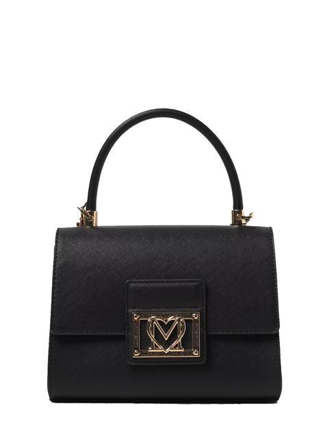 Moschino LOGO PLAQUE CHAIN Borsa mini a mano con tracolla