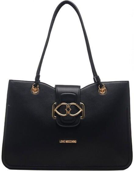 Moschino DOUBLE HEART Borsa shopper a spalla