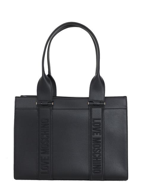 Moschino BILLBOARD Borsa a spalla logo ricamato