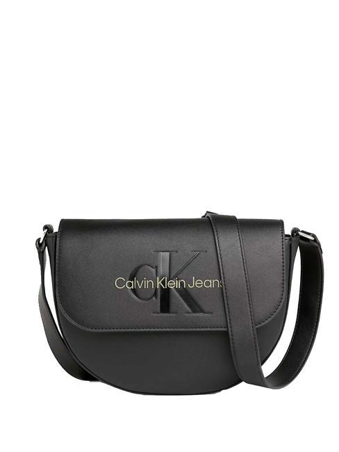 Calvin Klein CK JEANS Sculpted  Mini Saddle Bag a tracolla