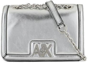 Armani A X METALLIC Borsa a spalla laminata