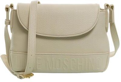 Moschino EMBROIDERED LOGO Borsa con flap a tracolla