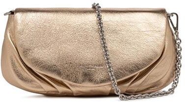 GIANNI CHIARINI ADELE Pochette in pelle metallizzata