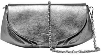 GIANNI CHIARINI ADELE Pochette in pelle metallizzata