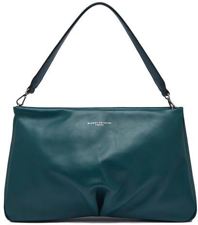 GIANNI CHIARINI CELESTE Borsa in pelle con manico e tracolla