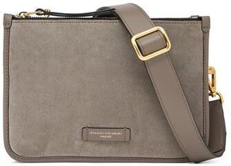 GIANNI CHIARINI DEBBIE NEW Borsa a tracolla in pelle suede