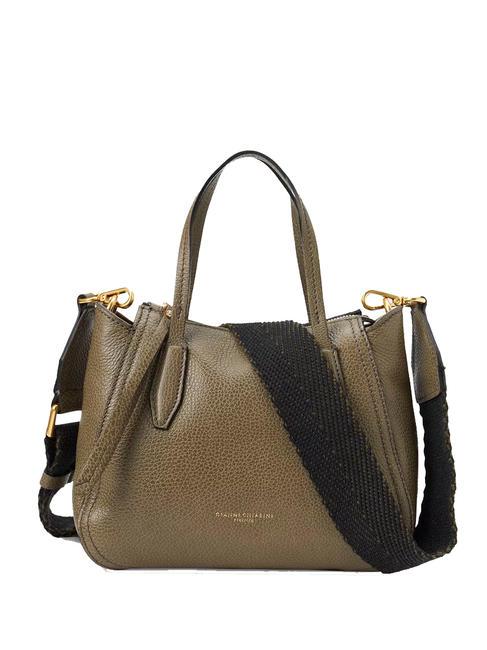 GIANNI CHIARINI MEGAN Borsa shopping in pelle con tracolla