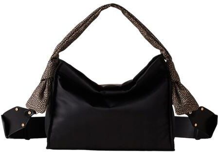 BORBONESE LOVER NYLON Borsa hobo piccola con tracolla