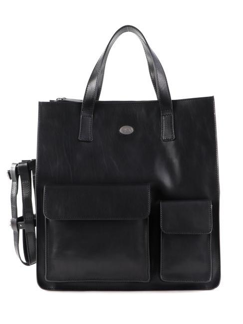 THE BRIDGE STOUO  Vertical shopper in pelle, con tracolla