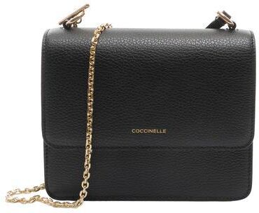 Coccinelle ANNE Borsa mini con flap in pelle martellata