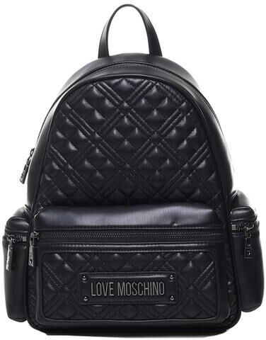 Moschino QUILTED Zaino con tasche laterali