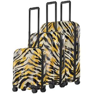 CRASH BAGGAGE ICON PATTERN Set 3 trolley: cabin, medio, grande