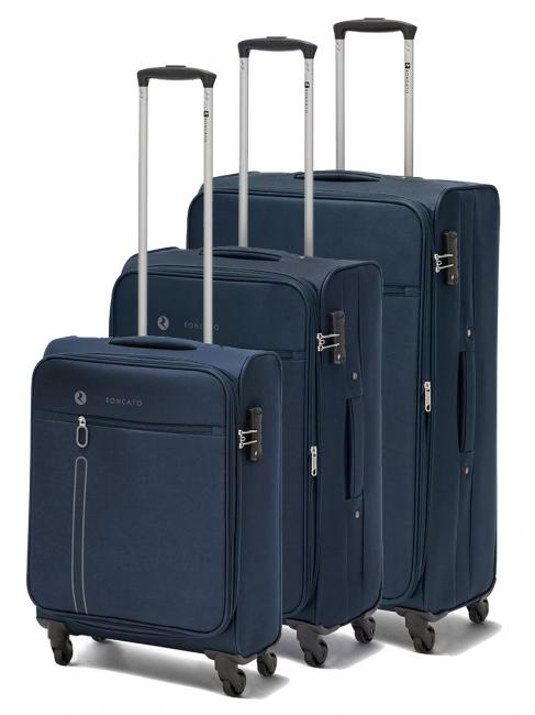 Roncato ONE WAY Set 3 trolley bagaglio a mano, medio e grande espandibili