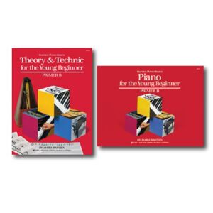 Bastien Piano Basics for the Young Beginner Primer B Level Two Book Set Includes Piano Basics for the Young Beginner and Theory & Technic for the Young Beginner Books