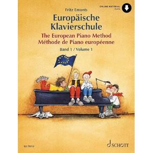 The European Piano Method Volume 1: German/French/English Book with Online Audio