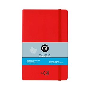 Libreta Trend cuaderno clásico 80 hojas rayadas papel óptico. Color Rojo