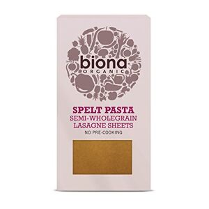 Biona Organic Spelt Pasta Hojas de lasaña semiintegrales (250 g, 4 unidades)