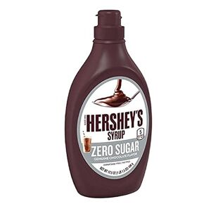HERSHEY'S jarabe de chocolate sin azúcar, 17.5 oz