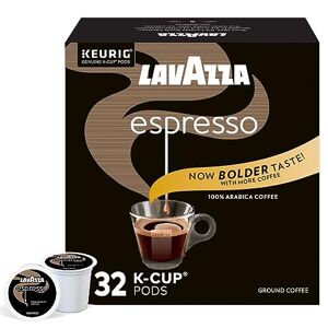 Lavazza Espresso Italiano Cápsulas de café individuales para cafetera Keurig 32 cápsulas