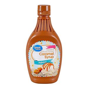 Great Value Caramel Syrup jarabe 680gr
