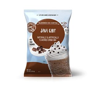 Big Train Blended Ice Coffee, Java Chip, 3.5 Pound, Powdered Instant Coffee Drink Mix, Serve Hot or Cold, Makes Blended Frappe Drinks