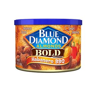 Blue Diamond Almonds Almendras sabor Habanero BBQ Lata de 170g