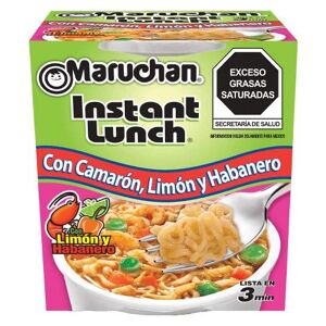 Maruchan –  Camarón, Limón y Chile Habanero 64 gr – Sopa Instantánea – 12 pack (768 gr)
