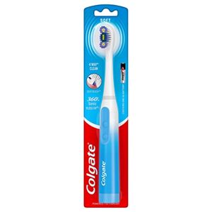 Colgate Cepillo de dientes con batería de punta de hilo dental 360
