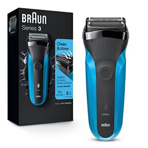 Braun Series Afeitadora eléctrica para hombre (recargable, húmeda y seca), color azul, Máquina de afeitar 310S, Azul