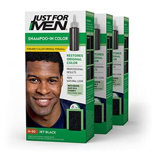 Just For Men Original Formula Men's Hair Color, Jet Black (Pack of 3)