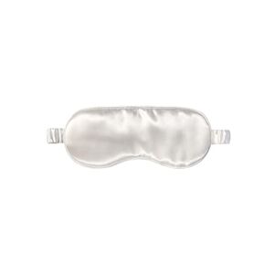 SLIP Máscara de seda para dormir, color blanco (talla única) – 100% pura morera 22 momme máscara de ojos – cómoda máscara de dormir con banda elástica + relleno de seda pura y forro interno
