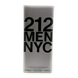Carolina Herrera 212 Eau de Toilette Spray for Men, 3.4 Fluid Ounce