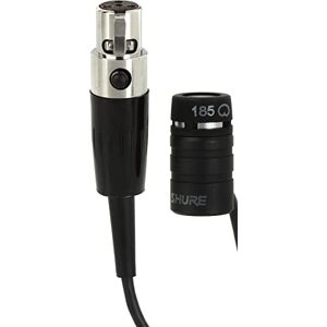 Shure MX185 Microfono de lavalier electret con Cable y preamplificador