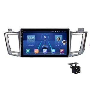 XMZWD Para Toyota RAV4 2013-2018, navegación multimedia de visualización táctil completa de 10 pulgadas, radio de coche Android 10, navegación GPS, con cámara SWC Carplay Dsp BT DSP Carplay SWC
